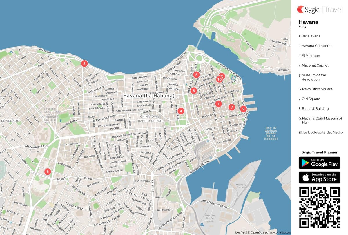 Havana pe harta