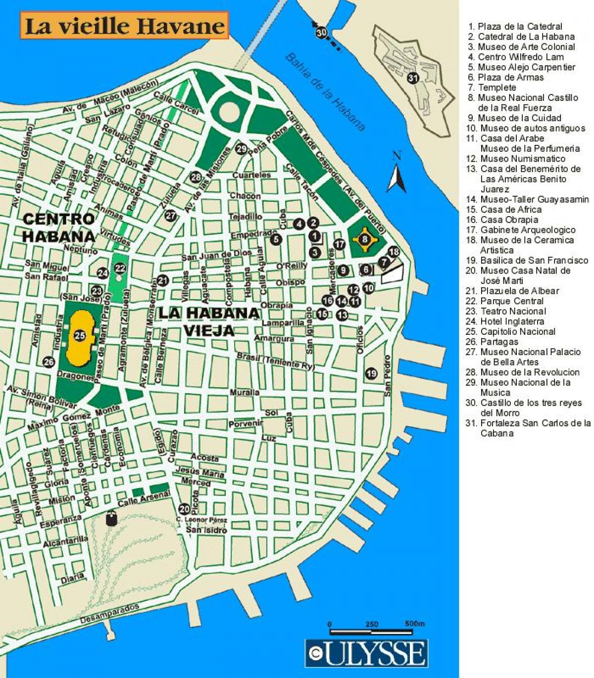 harta Havana port hartă