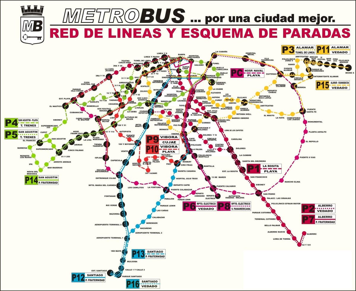 harta viazul stația de autobuz Havana