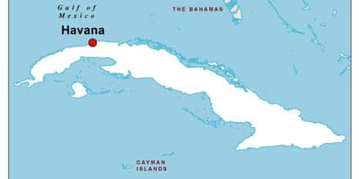 Harta de capital din Cuba