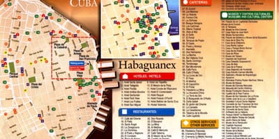 Havana harta obiectivelor turistice