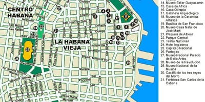 Harta Havana port hartă