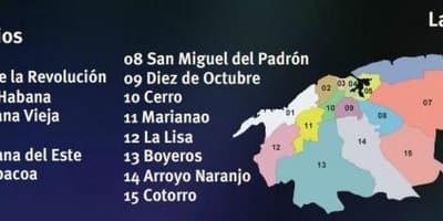 Hartă a statului Cuba